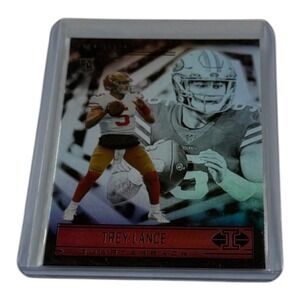 2021 Panini Illusions Trey Lance Rookie Card 61 San Francisco 49ers QB RC
